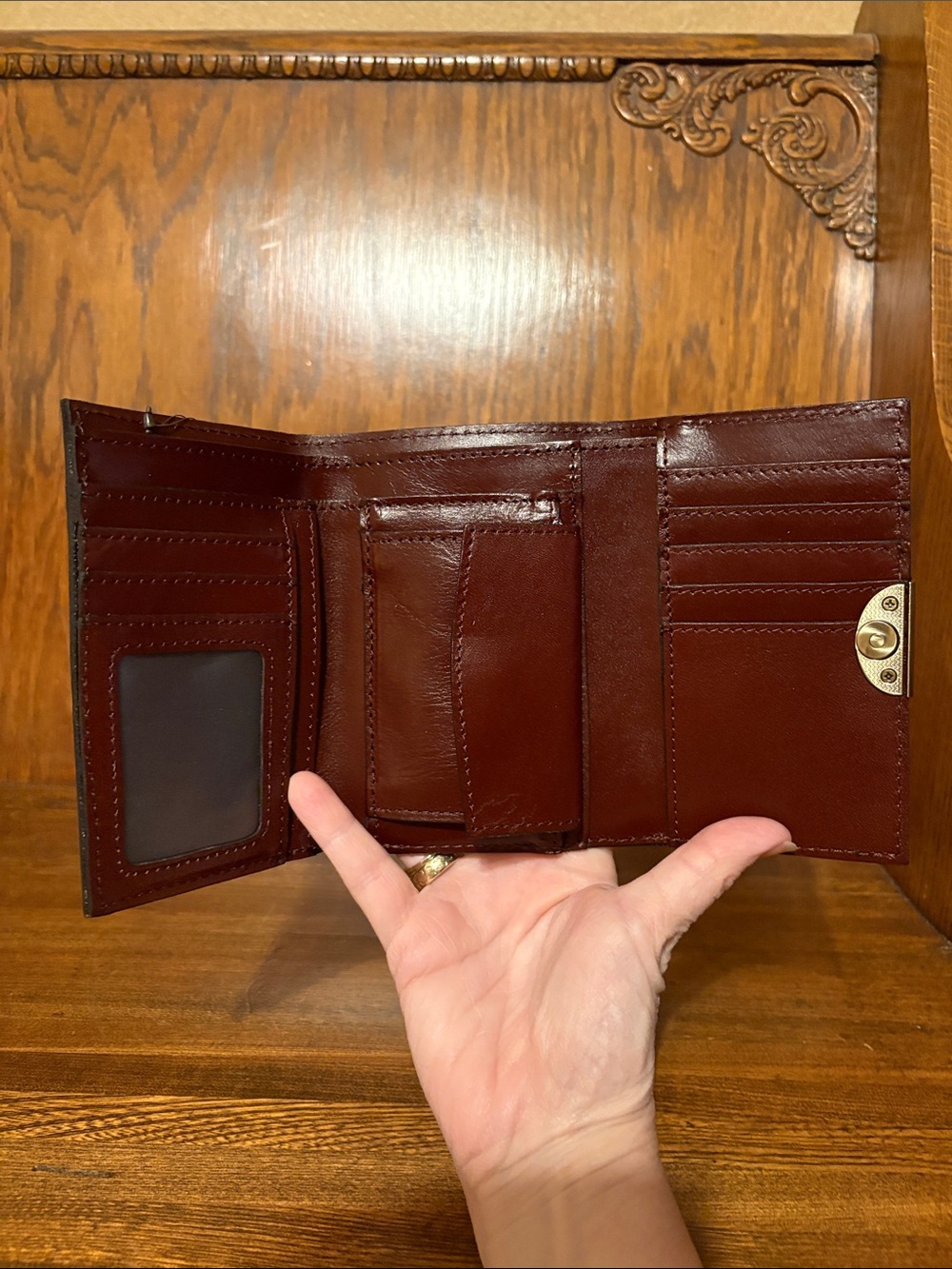 NWT-Patricia Nash-Tuscan Fields-Acri Trifold Wallet-$89 - Picture 6 of 12
